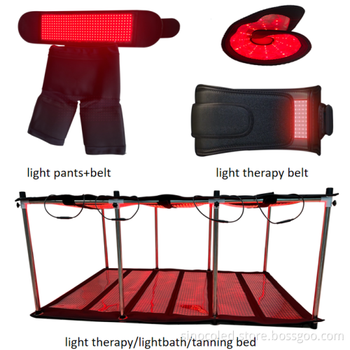 LED Light Therapy Facial Mask and Neck Pad for Cosmetics